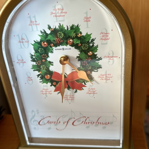 Howard Miller Carols of Christmas Clock - Picture 2 of 5